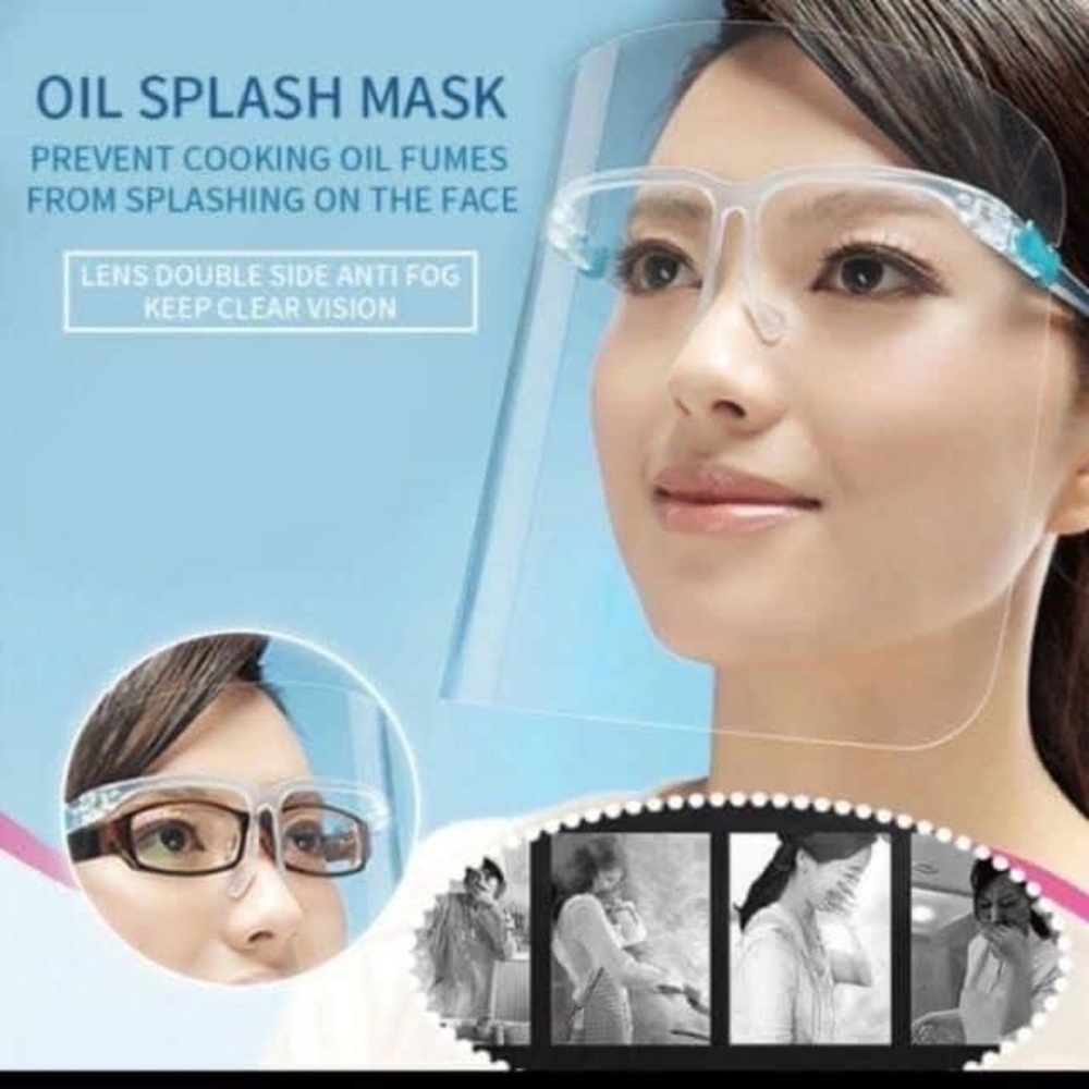 Faceshield with eyeglass